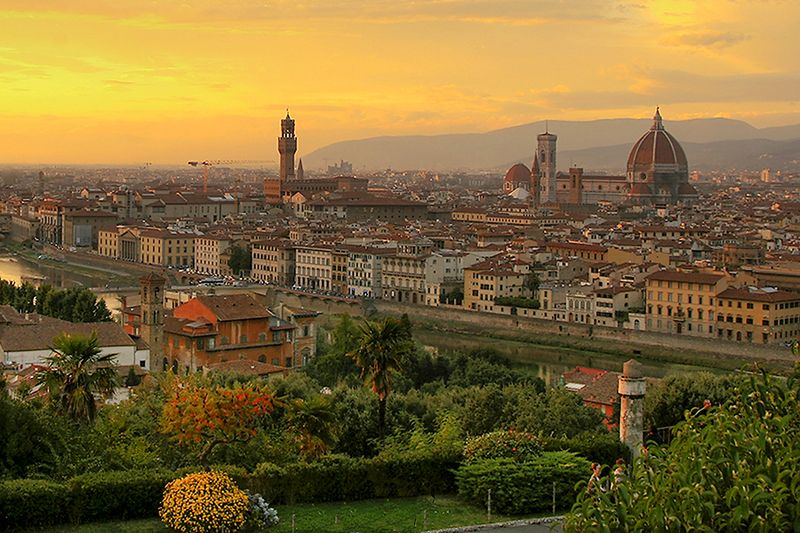 File:Sunset over florence 1.jpg