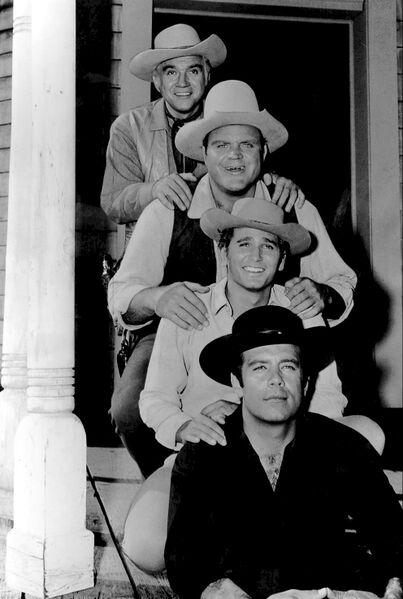 File:Bonanza full cast 1962.jpg